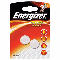 ENERGIZER Blister pack de 2 Piles Lithium CR 2032 3V