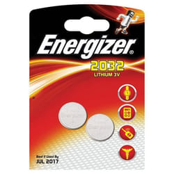 ENERGIZER Blister pack de 2 Piles Lithium CR 2032 3V