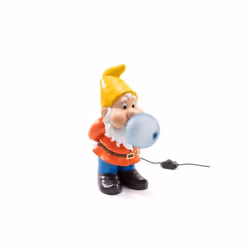 Lampe à poser - SELETTI - Gummy Snooping - Nain de jardin - Multicolore - Rechargeable USB