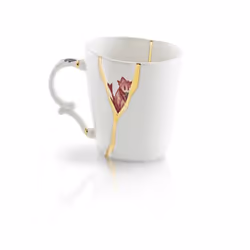 Tazza - SELETTI - Kintsugi N. 3 - Porcelaine - Diamètre 85 cm - Design Contemporain