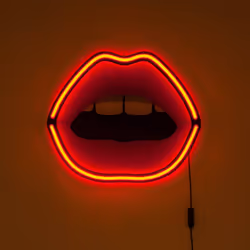 MOUTH-Applique murale Bouche lumineuse néon L47cm Rouge Seletti