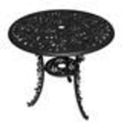 SELETTI Industry Collection Table ronde en aluminium noir
