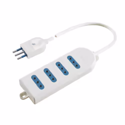 Poly Pool PP0387, 1,5 m, Intérieure, Blanc, 4 sortie(s) CA, 10 A, Blanc