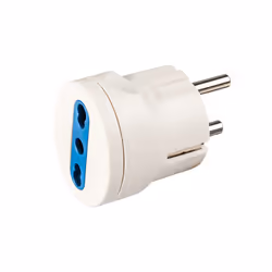 Poly Pool PP0451, Type L (IT), Universel, 250 V, 16 A, Bleu, Blanc, 80 mm
