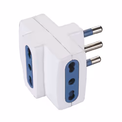 Poly Pool PP0452, Type L (IT), Universel, 250 V, 16 A, Bleu, Blanc, 80 mm