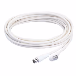 Poly Pool PP0622, 5 m, F Plug, F Plug, Blanc