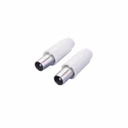 Poly Pool PP0623, Type F, Mâle, Mâle, 90°, Blanc, Ampoule