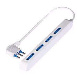 Poly Pool PP2522, 1,5 m, Intérieure, Type L, Bleu, Blanc, 4 sortie(s) CA, 250 V