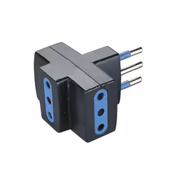 Poly Pool PP0447.1, Type L (IT), Type L (IT), 250 V, 10 A, Noir, Bleu, 80 mm