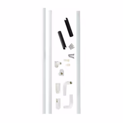 Permet des montages variés en angle ou en U Tube en aluminium blanc, Ø 25 mm Recoupe des tubes necessaire pour obtenir l'angl ...