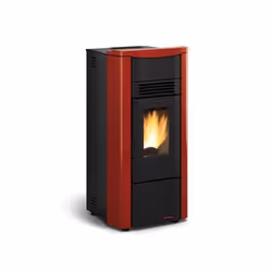 La Nordica Giusy Evo, Pose libre, Bourgogne, Fonte, Acier, 15 kg, CE, Pellet