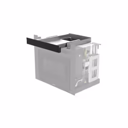 Tiroir frontal de chargement des pellets pour insert Comfort Idro L80 en tole galvanise'e avec glissie'res et bute'es de verr ...