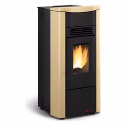 La Nordica Giusy Evo, Pose libre, Beige, Noir, Fonte, Acier, 15 kg, CE, Pellet