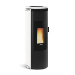 La Nordica Amika poêle Pose libre Pellet Noir, Blanc