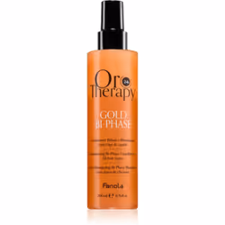 L’après-shampoing sans rinçage Fanola Oro Therapy Gold Bi-Phase apportera immédiatement à vos cheveux une bonne dose d’hydrat ...