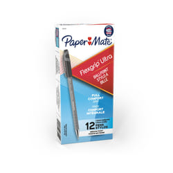 Papermate FlexGrip Ultra Noir Stylo à bille Moyen 12 pièce(s)