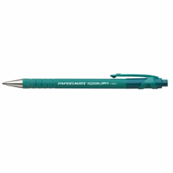 Papermate Flexgrip Ultra, Clip, Stylo à bille rétractable avec clip, Vert, 12 pièce(s), Moyen