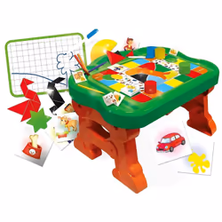 Liscianigiochi Mon Premier Bureau Multi Activités 30 Jeux, unisexe, Multicolore, 01-01-2018, 1,78 kg, 470 mm, 370 mm
