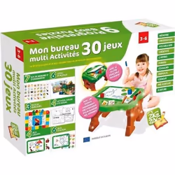 Bureau enfant - NO NAME - BUREAU 30 JEUX ZIG ZAG EDUCATIF - Multi-activités - 6 ans
