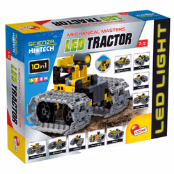 Lisciani Giochi 66124 - Scienza Hi Tech - Costruzioni Mini con LED Trattore
