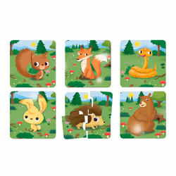 Liscianigiochi 80076 puzzle Jeu de puzzle 4 pièce(s) Animaux