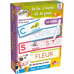 Je Lis JÉcris et Je Joue - La Ferme - Jeu éducatif - CAROTINA BABY - Apprentissage de la lecture et de lécriture