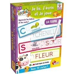 Je Lis JÉcris et Je Joue - La Ferme - Jeu éducatif - CAROTINA BABY - Apprentissage de la lecture et de lécriture
