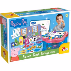 Bureau dactivités Peppa Pig Super Desk - LISCIANI GIOCHI - 10 jeux éducatifs