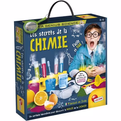 Laboratoire chimie - LISCIANI - Im a Genius - Secrets de la chimie - 50 expériences - Matériel complet - Activités sûres