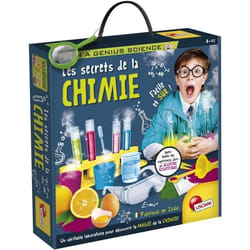 Laboratoire chimie - LISCIANI - Im a Genius - Secrets de la chimie - 50 expériences - Matériel complet - Activités sûres