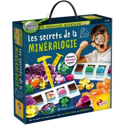 Les secrets de la minéalogie - Kit Scientifique - IM A GENIUS - Minéraux authentiques