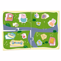 Liscianigiochi Peppa Pig Learning House 3D Jeu de société Puzzle