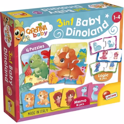 Dinoland - Jeux éducatifs - CAROTINA BABY - Puzzles Mémo Associations