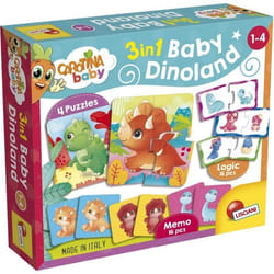 Dinoland - Jeux éducatifs - CAROTINA BABY - Puzzles Mémo Associations