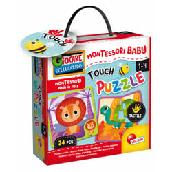 Liscianigiochi Montessori Baby Touch Puzzle Jeu de puzzle 4 pièce(s) Animaux