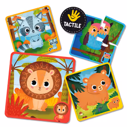 Liscianigiochi Montessori Baby Touch Puzzle Jeu de puzzle 4 pièce(s) Animaux