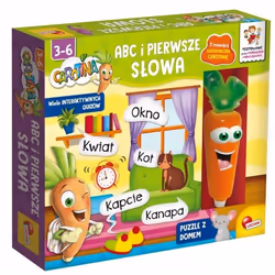 Jeu éducatif - LISCIANI - CAROTINA ABC ET PREMIERS MOTS - Alphabet - Mots simples - Puzzle drôle