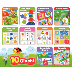 Lisciani 95117 puzzle Puzzle à formes 10 pièce(s) Education