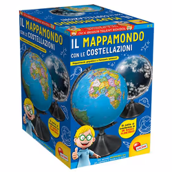 Lisciani I'm A Genius, Globe géo-politique, Enfant, Classique, Table, 6 an(s), Noir, Italien