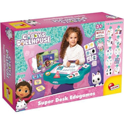 Table éducative - LISCIANI - Gabbys Dollhouse - Super Desk - Jeux logiques - Personnages animés - Activités ludiques