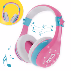 Liscianigiochi 104451, Children's headphones, 4 an(s), Rose, Turquoise, Blanc