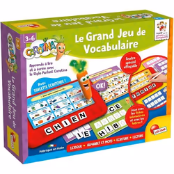 Jeu éducatif - LISCIANI - Carotina - Stylo parlant - Grand jeu vocabulaire - Alphabet interactif - Dès 3 ans