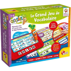 Jeu éducatif - LISCIANI - Carotina - Stylo parlant - Grand jeu vocabulaire - Alphabet interactif - Dès 3 ans