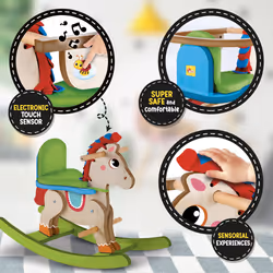 Lisciani Montessori Wood My Baby Pony Animal à enfourcher - Vue supplémentaire 3