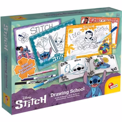 Kit de dessin - LISCIANIGIOCHI - STITCH - Feutres parfumés - Crayons decouleur autocollants