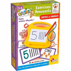 Calculs - Mini ardoise magique - CAROTINA - Apprentissage des chiffres