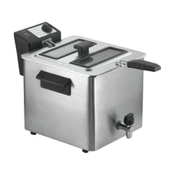 RGV FRY TYPE 8/N Unique 8 L 3000 W Friteuse Noir, Acier inoxydable