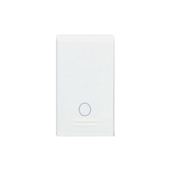 Unipolaire bouton-poussoir 10A civile de la série Ave Banquise Système 45 45B05