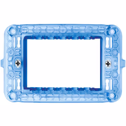 Supporto 3 moduli Sistema45 - per scatole 2503MG, 253X4, 253CG, 253X4CG e 253GB. 3 Support module System 44, entraxe 83.5mm,  ...