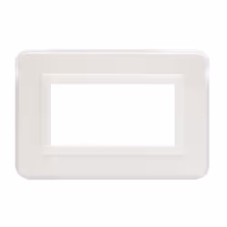 Plaque Ave Système Personnel 44 polymère 4 modules blanc 44P04B Plaques pour les modules de support et Ave sistema 44 Typolog ...